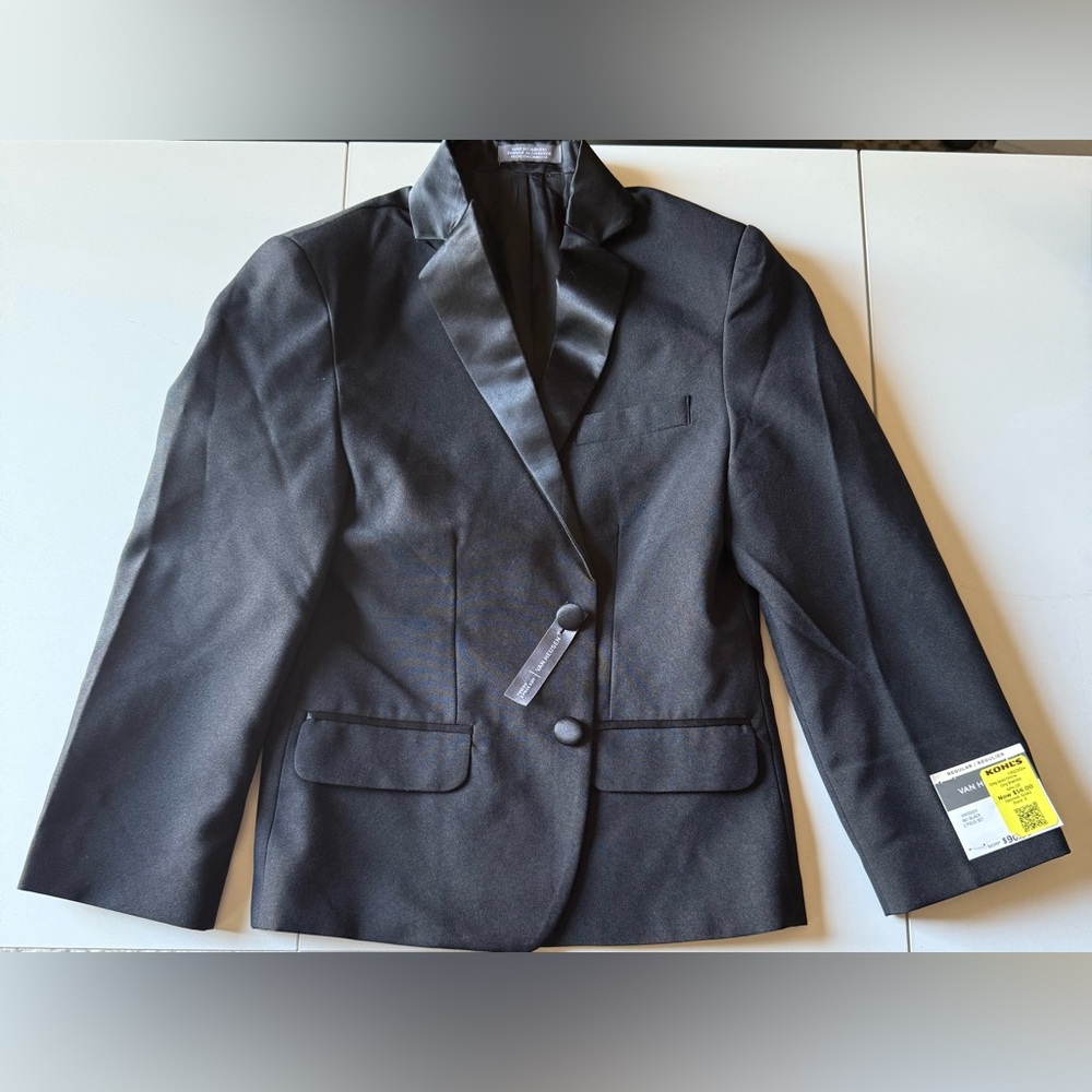 Boys Size 8 Regular - Van Heusen Tuxedo Blazer